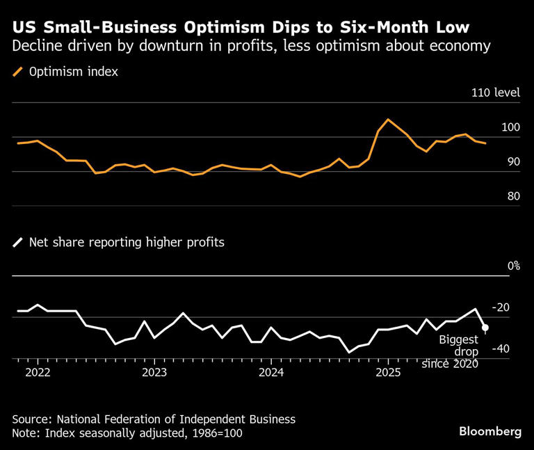 Decline in small business optimism, but construction thrives