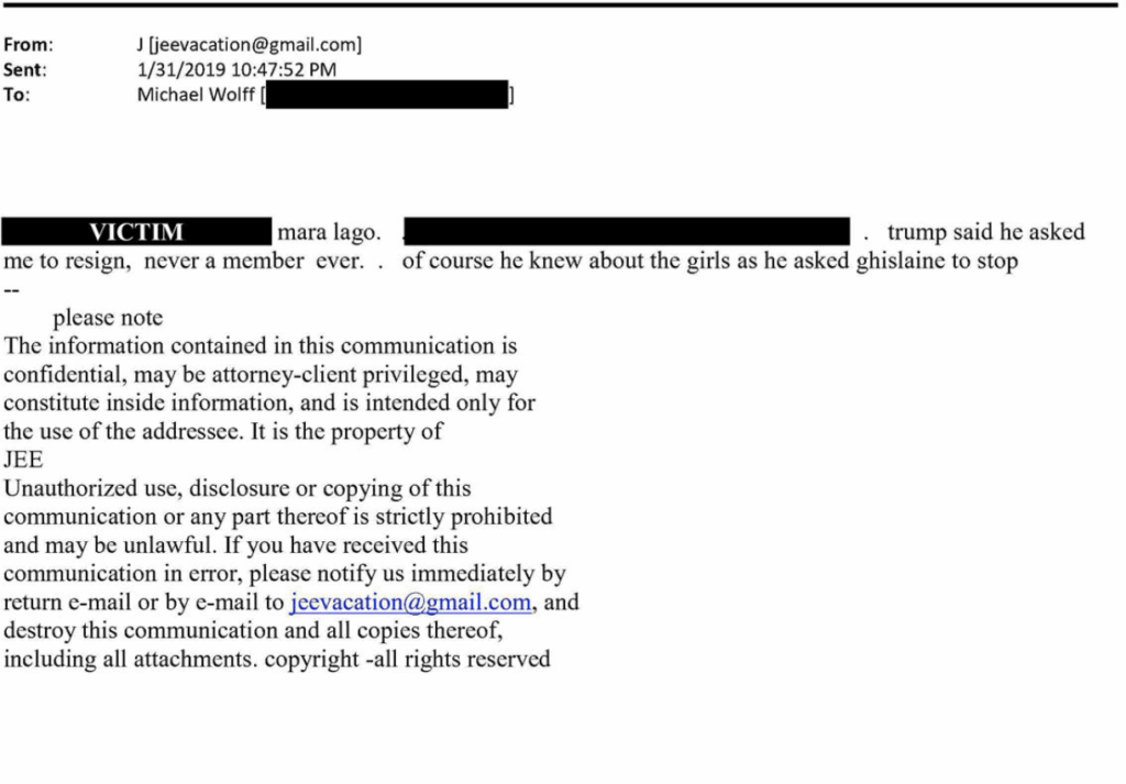 Emails from Epstein suggest ties between Trump and sex trafficking claims