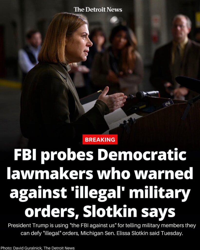 FBI probes lawmakers for urging military to defy illegal orders