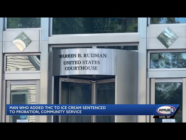 Ice cream maker sentenced to probation for THC-laced product incident
