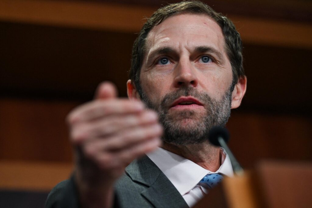 Jason Crow accuses Trump of trying to silence dissent among Democrats