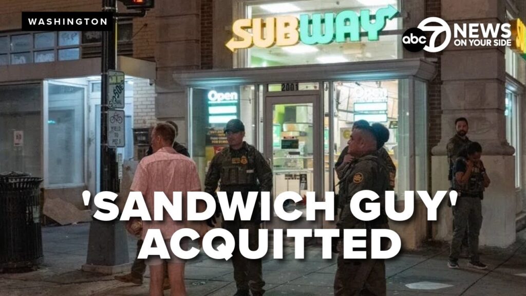 Man Acquitted After Throwing Sandwich at Federal Agent