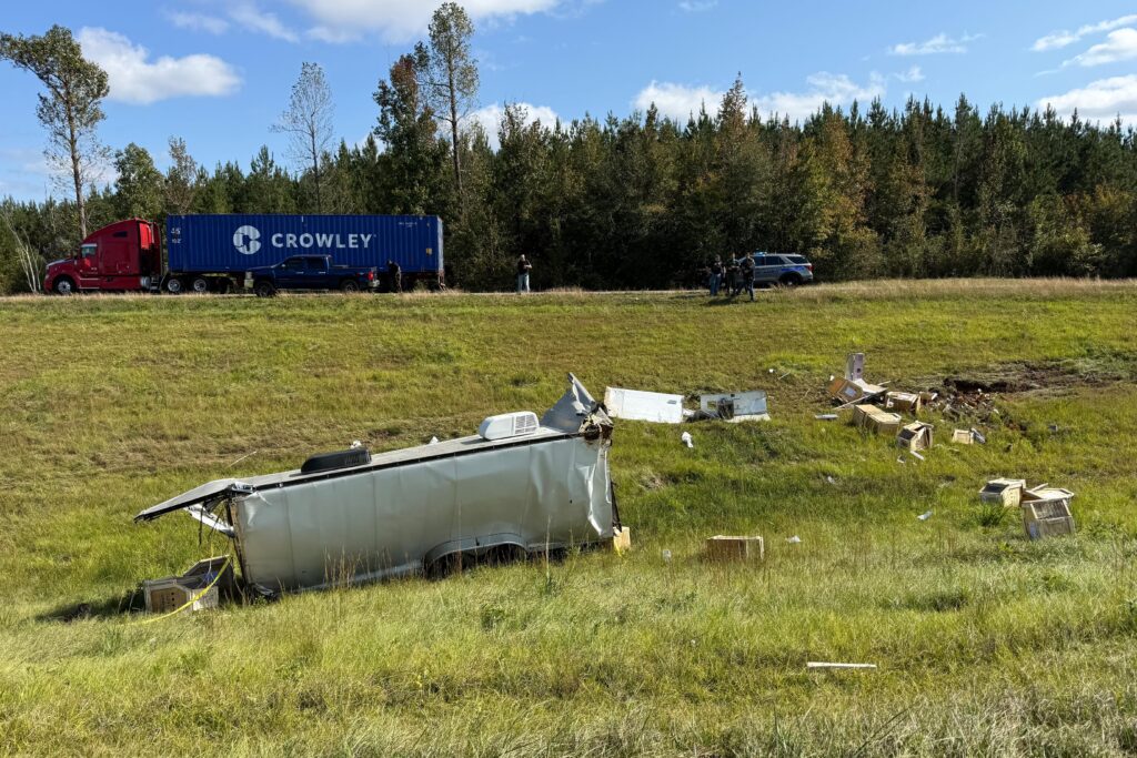 Pastor in Mississippi kills escaped monkey after truck crash