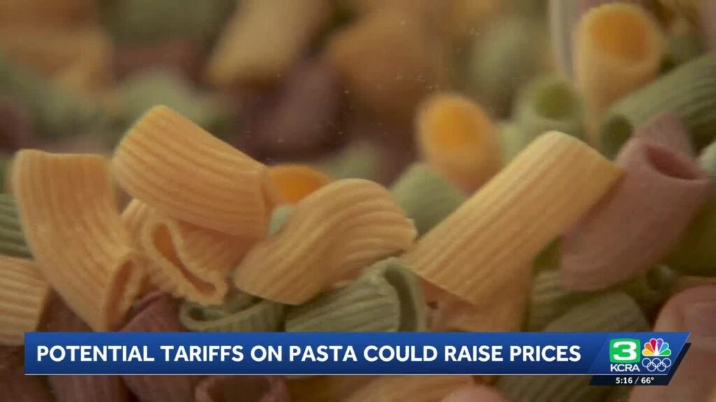 Proposed tariffs could significantly raise prices of Italian pasta