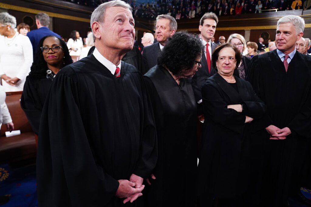 Republican leaders urge chief justice to address judges criticizing Supreme Court