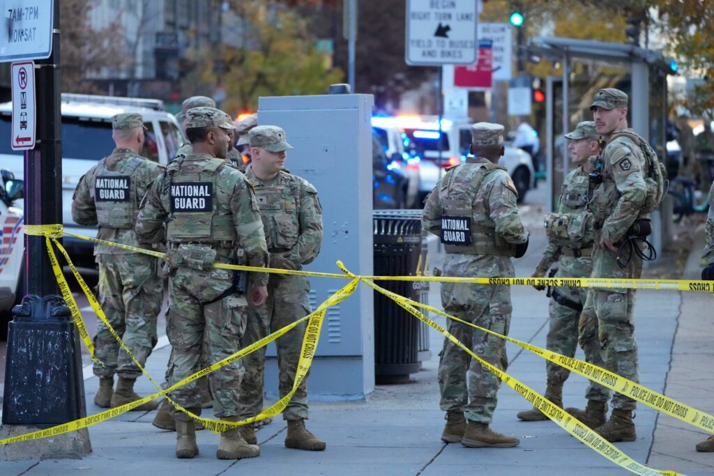 Shooting near the White House injures National Guard soldiers