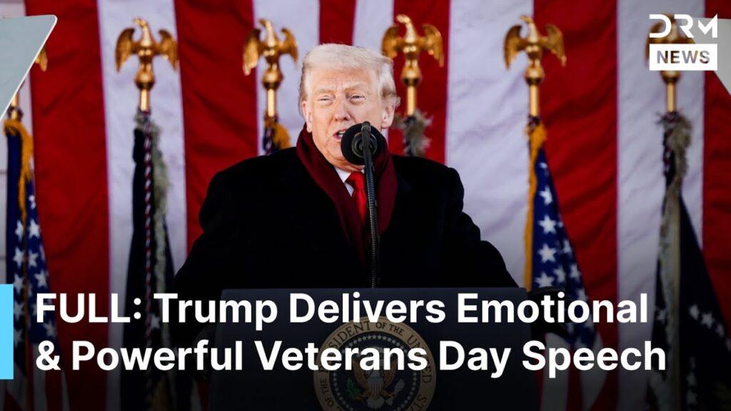 Trump commemorates Veterans Day, praising the strength of U.S. military personnel