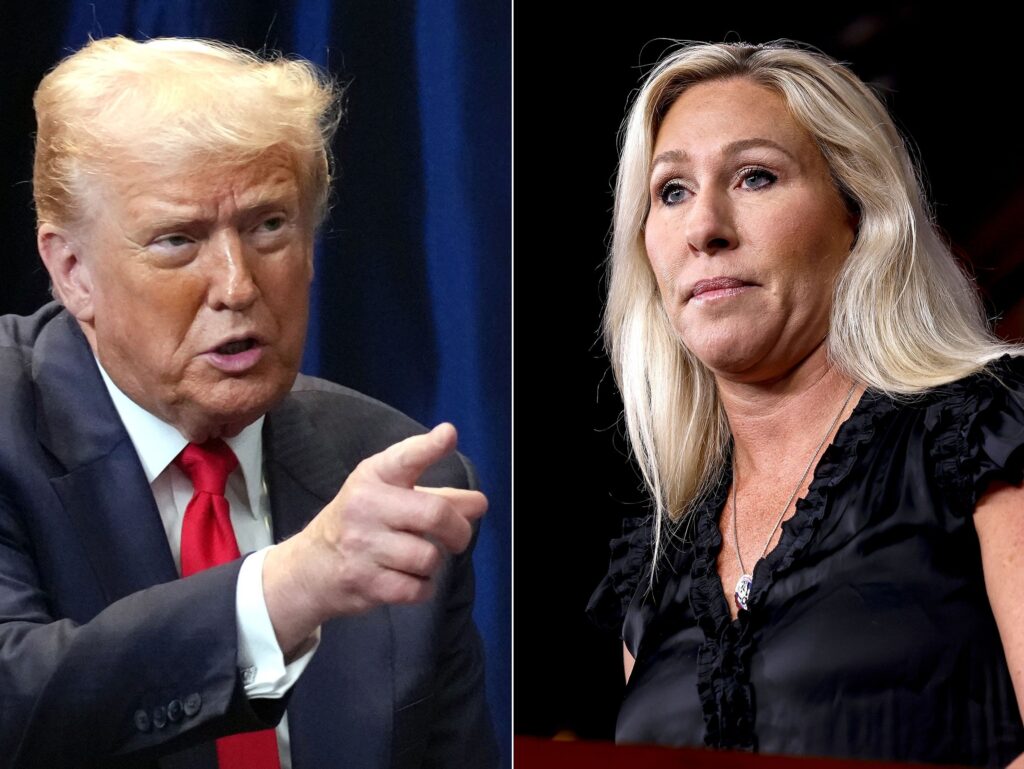 Trump criticizes Marjorie Taylor Greene over GOP loyalty