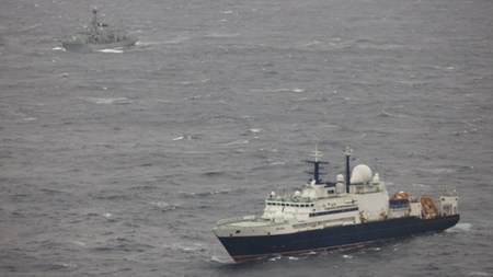 U.K. monitors Russian spy ship near Scottish waters