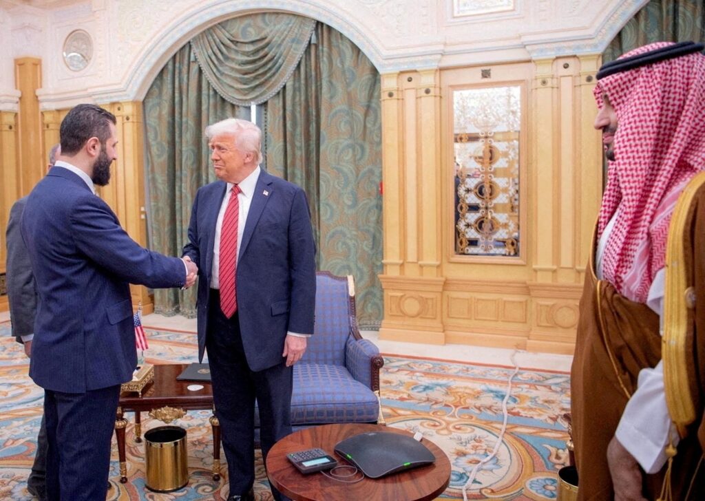 U.S. lifts sanctions on Syrian president ahead of historic meeting