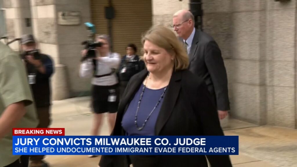 Wisconsin judge convicted of obstruction for aiding immigrant