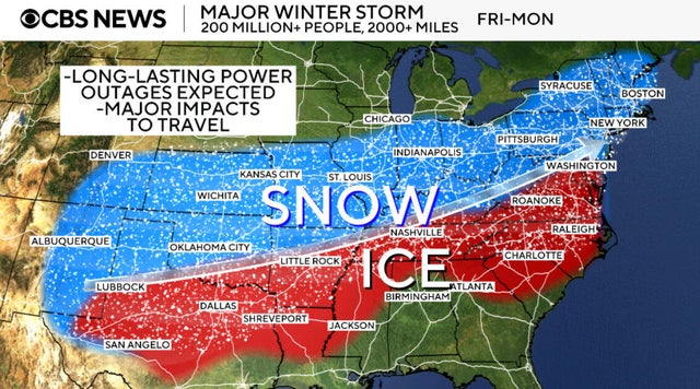 Major winter storm to bring significant snowfall and ice to Washington area