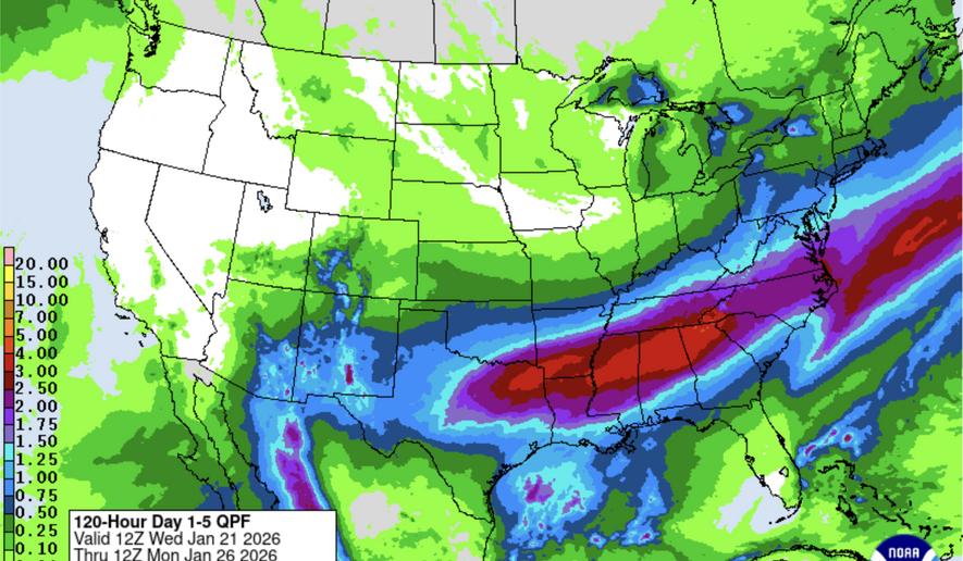 Prolonged winter storm threatens D.C. with extreme cold and snow