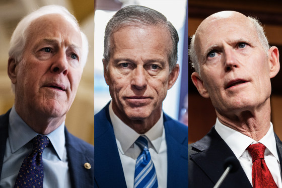 Trump refrains from endorsing three Senate Republicans who opposed him