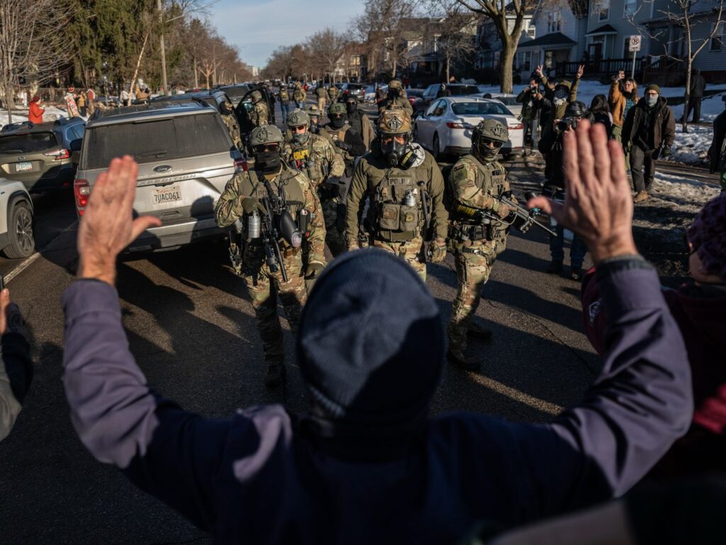 Trump warns of military intervention amid protests against ICE in Minneapolis