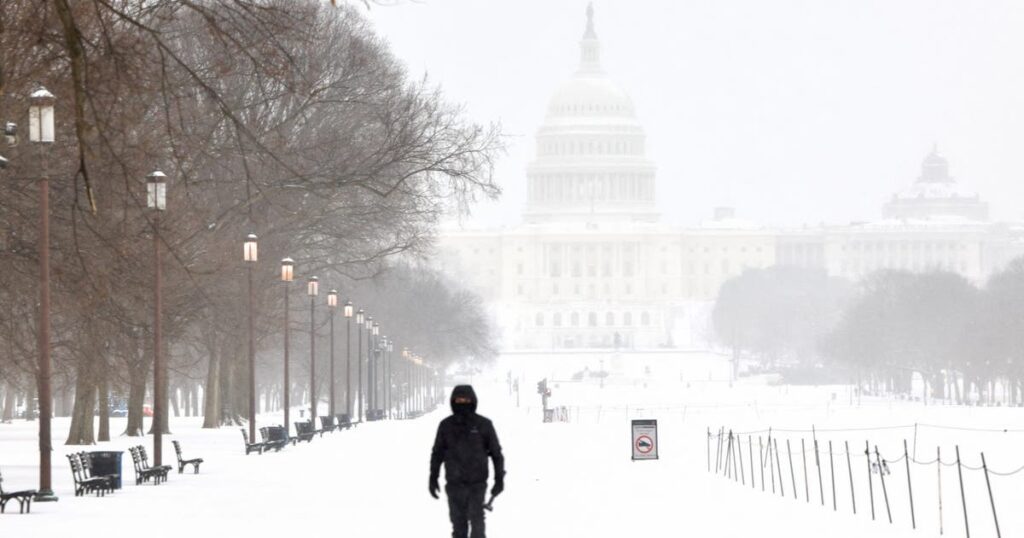 Winter Storm Hits D.C. Area, Causing Disruptions Across the East